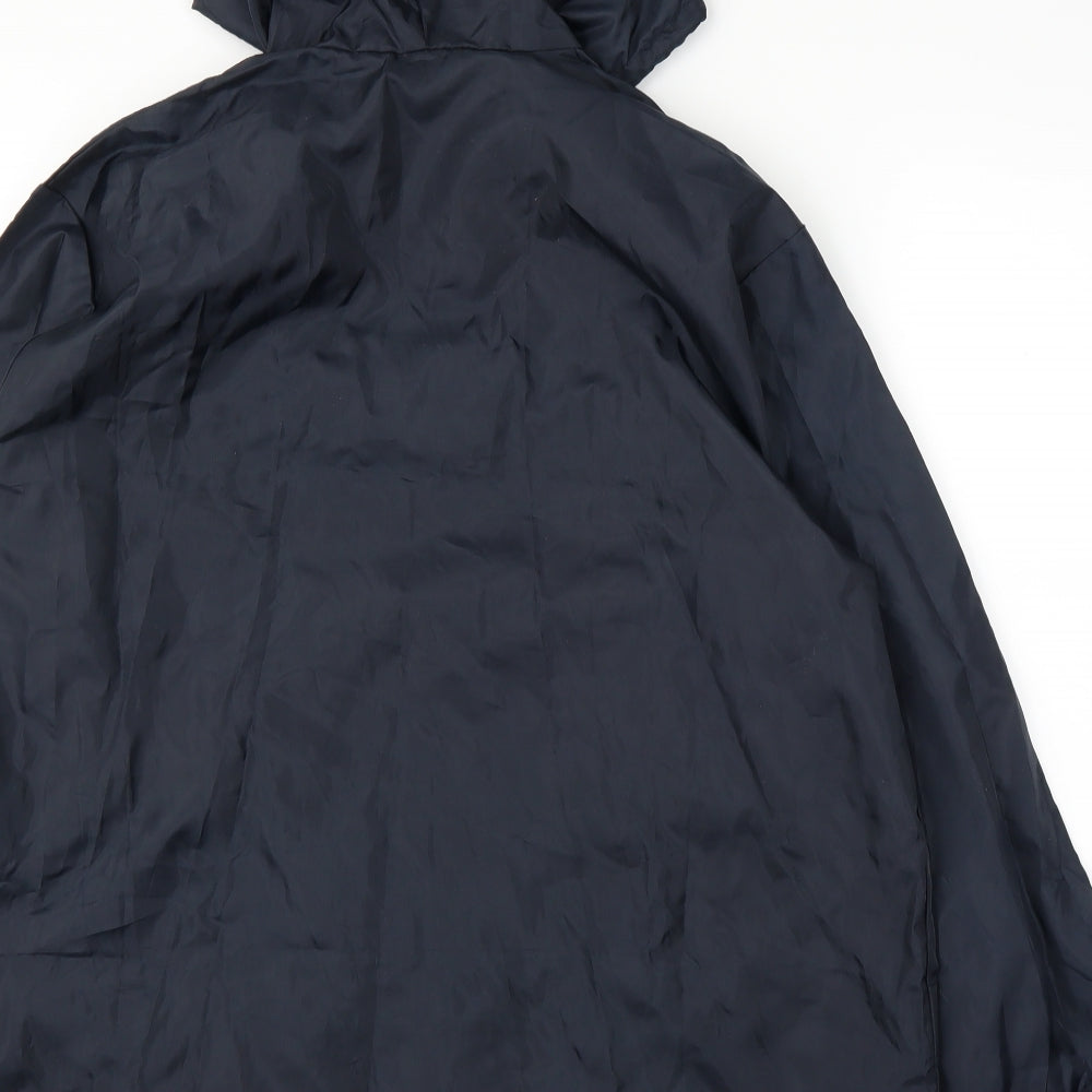 Mens UK Size S Protection Blue Rain Coat