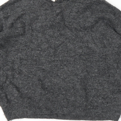 H&M Womens Grey   Pullover Jumper Size XS