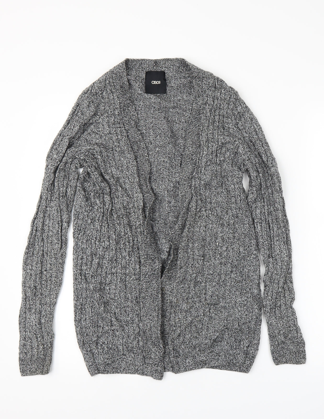 ASOS Womens Grey   Cardigan Jumper Size 2XS