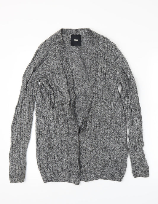 ASOS Womens Grey   Cardigan Jumper Size 2XS