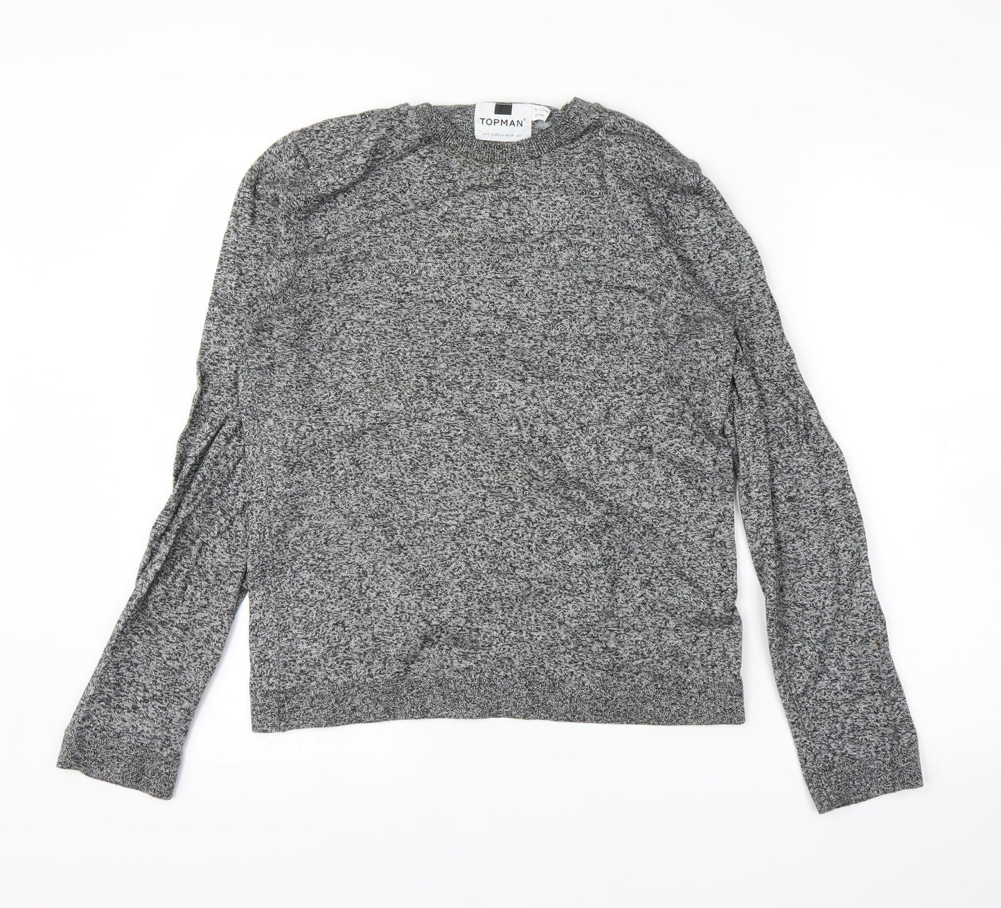 Topman Mens Grey   Pullover Jumper Size S