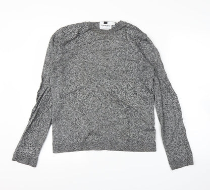 Topman Mens Grey   Pullover Jumper Size S