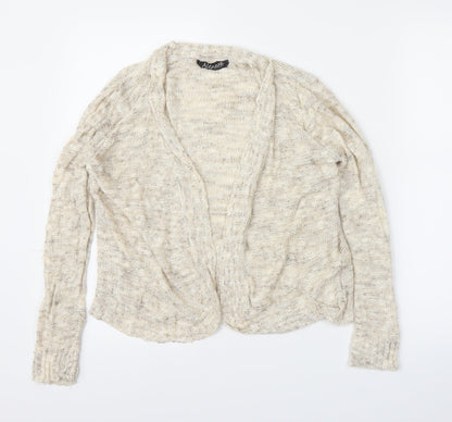 Alexara Womens Beige   Cardigan Jumper Size M