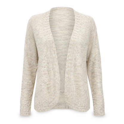 Alexara Womens Beige   Cardigan Jumper Size M