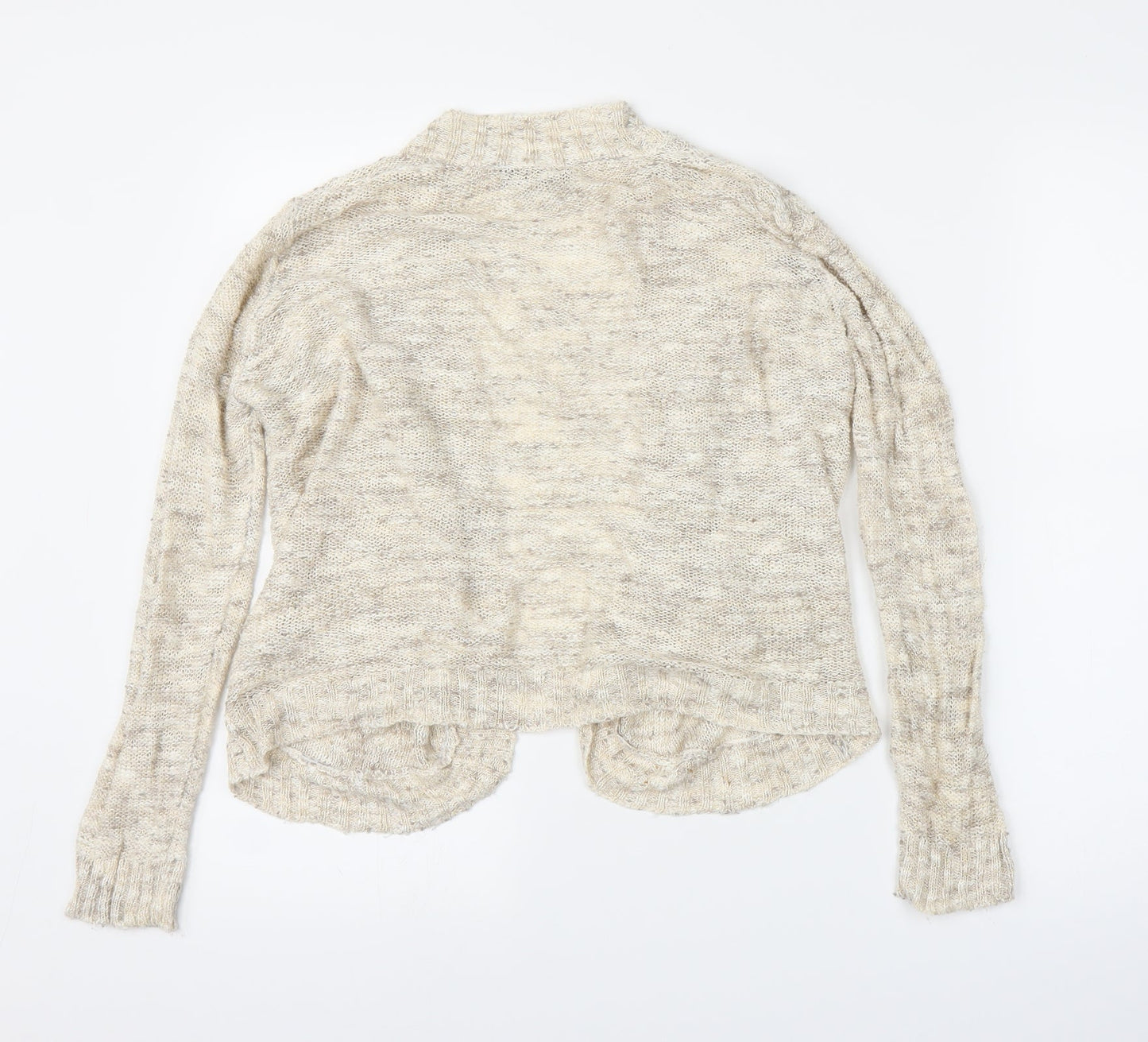 Alexara Womens Beige   Cardigan Jumper Size M