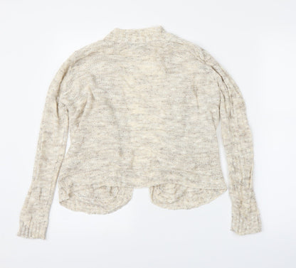 Alexara Womens Beige   Cardigan Jumper Size M