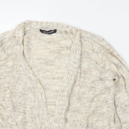Alexara Womens Beige   Cardigan Jumper Size M