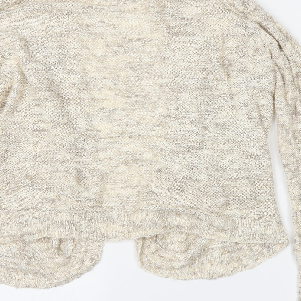 Alexara Womens Beige   Cardigan Jumper Size M