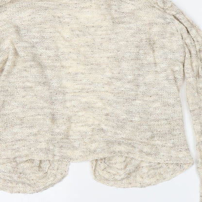Alexara Womens Beige   Cardigan Jumper Size M