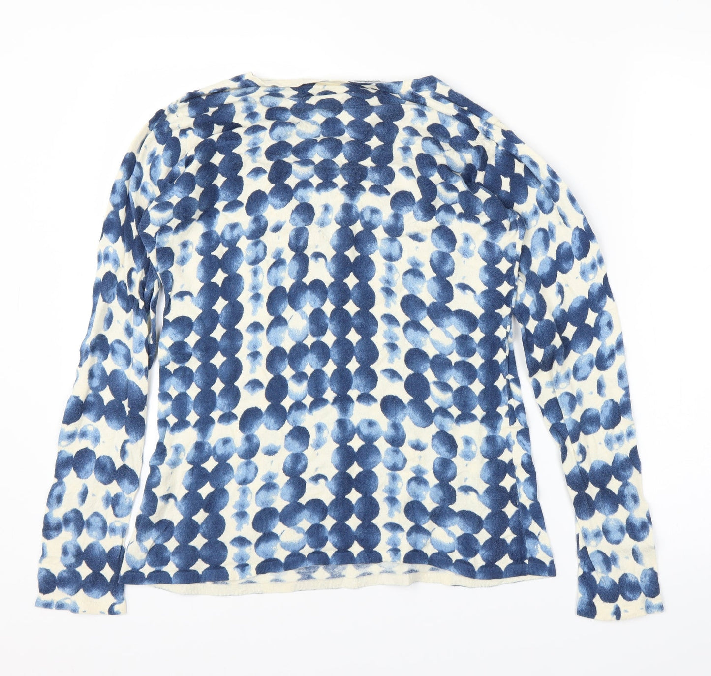 Womens UK Size M Preworn Blue Basic Blouse