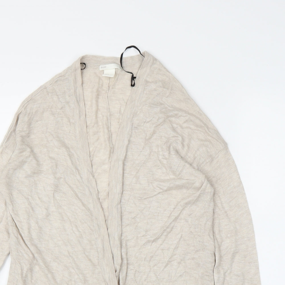 H&M Womens Beige   Cardigan Jumper Size S