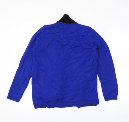 Preworn Womens Blue   Cardigan Jumper Size M