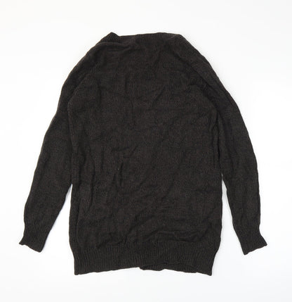 H&M Womens Brown   Cardigan Jumper Size M