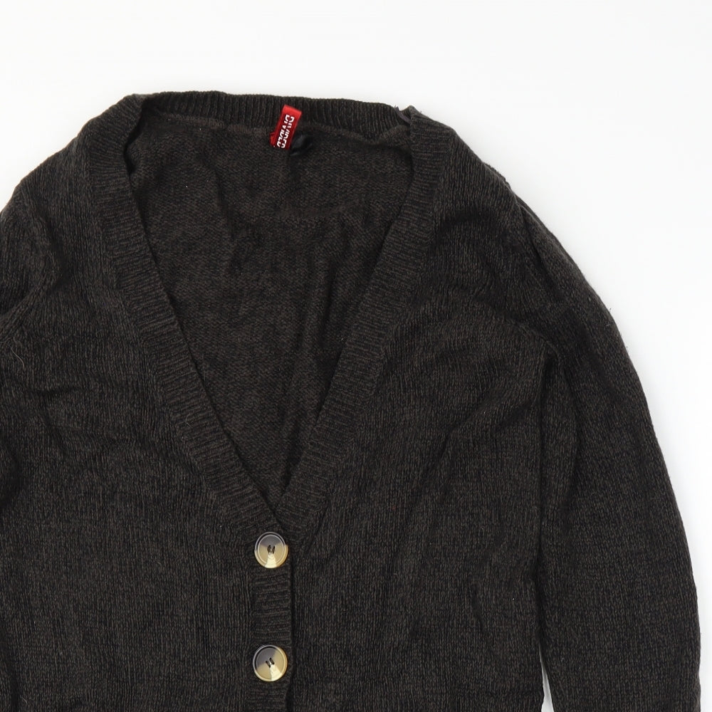 H&M Womens Brown   Cardigan Jumper Size M