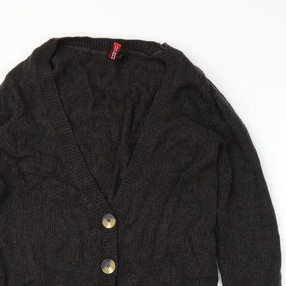 H&M Womens Brown   Cardigan Jumper Size M