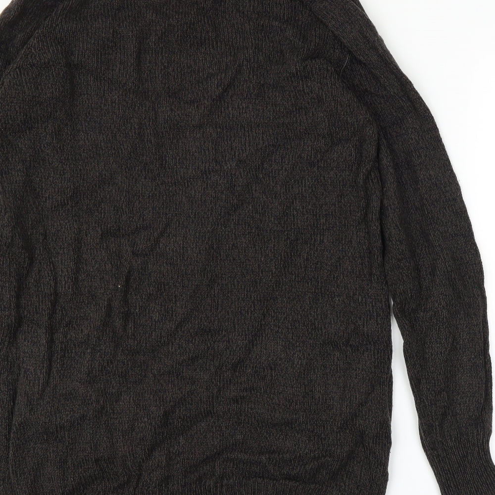 H&M Womens Brown   Cardigan Jumper Size M