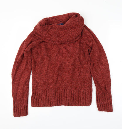 Casual Club Womens Red   Pullover Jumper Size 10
