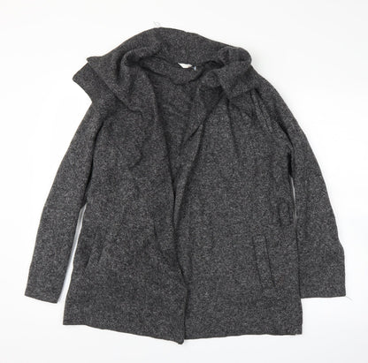 Preworn Womens Grey   Cardigan Jumper Size L  - Belt included