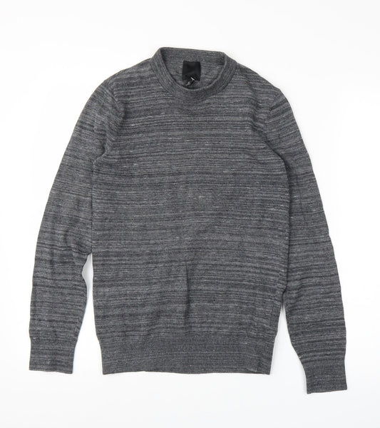 H&M Mens Grey   Pullover Jumper Size XS