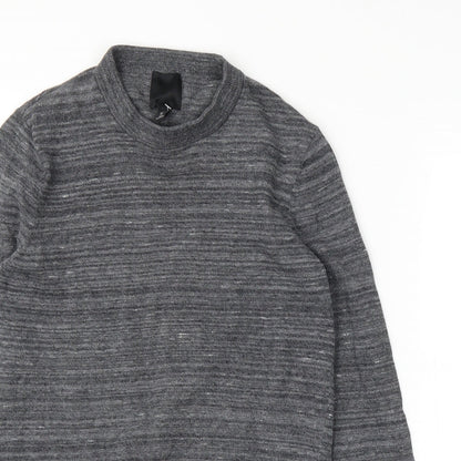 H&M Mens Grey   Pullover Jumper Size XS