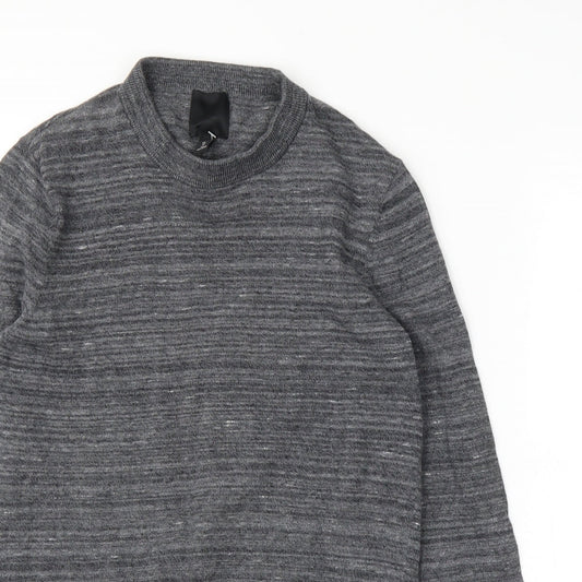 H&M Mens Grey   Pullover Jumper Size XS