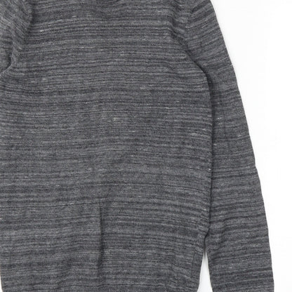 H&M Mens Grey   Pullover Jumper Size XS