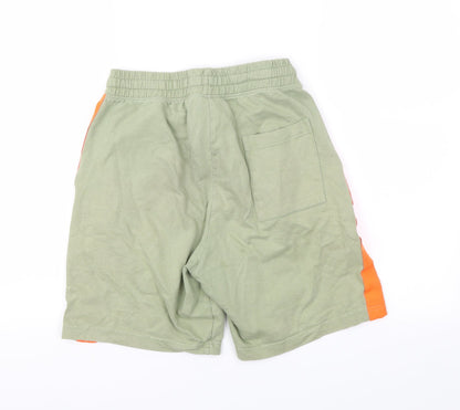 United Colors of Benetton Boys Green   Sweat Shorts Size 2XL