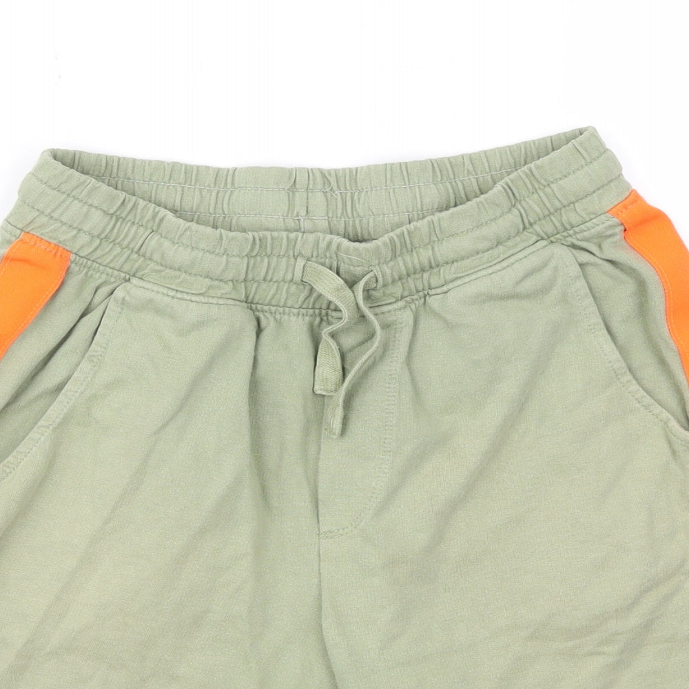 United Colors of Benetton Boys Green   Sweat Shorts Size 2XL
