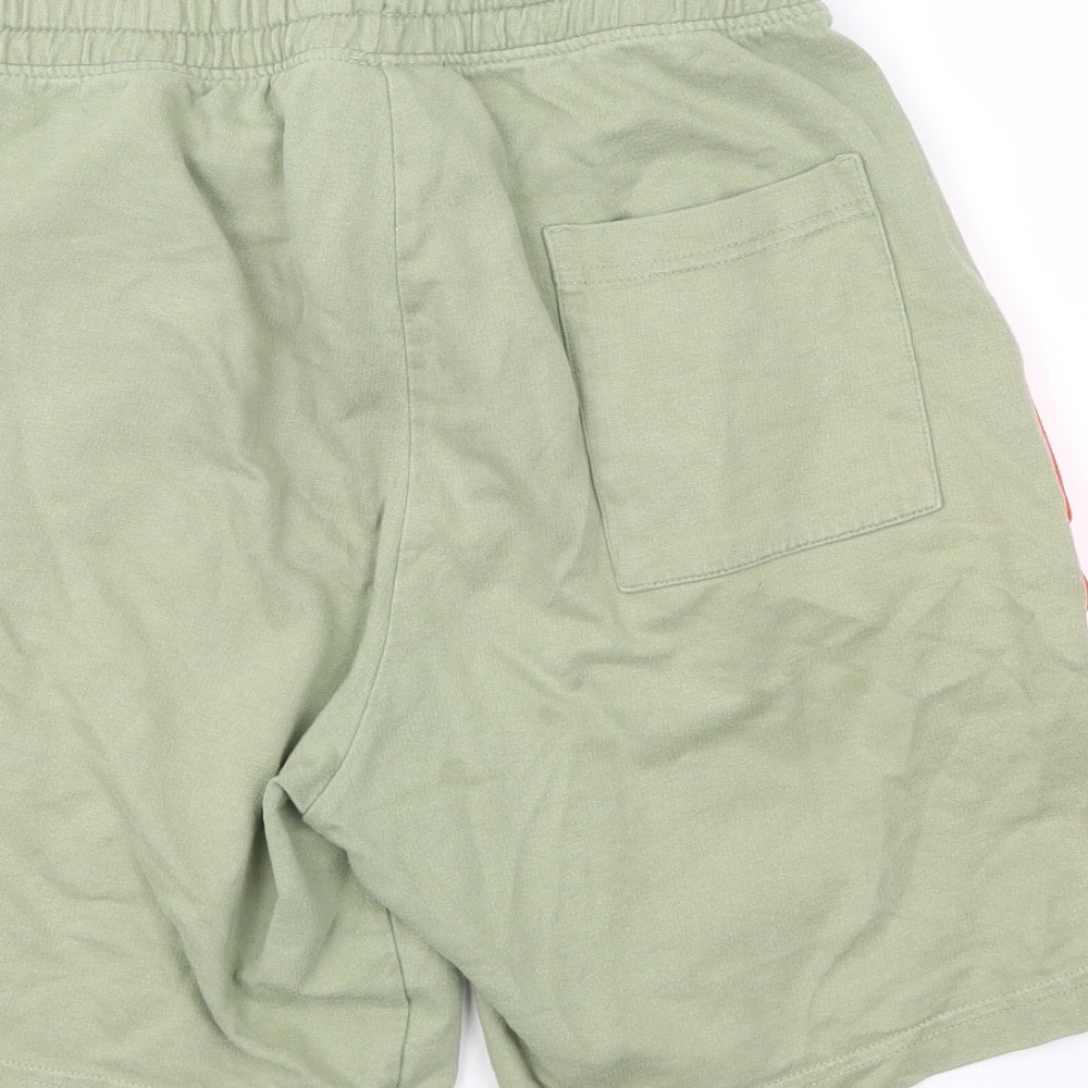 United Colors of Benetton Boys Green   Sweat Shorts Size 2XL