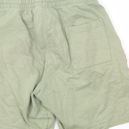 United Colors of Benetton Boys Green   Sweat Shorts Size 2XL