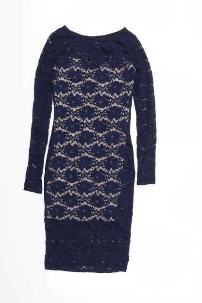 Club L Womens Blue   A-Line  Size 6