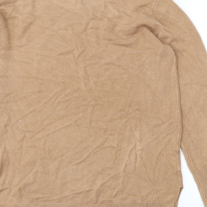 Primark Womens Beige Houndstooth  Pullover Jumper Size XS
