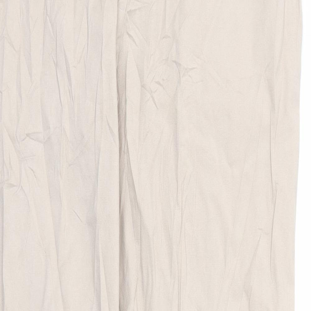 Wearhouse Womens Beige   Trousers  Size 10 L29 in