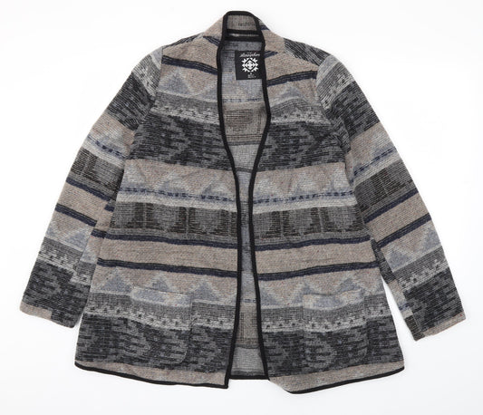 Primark Womens Black Argyle/Diamond  Jacket  Size 8