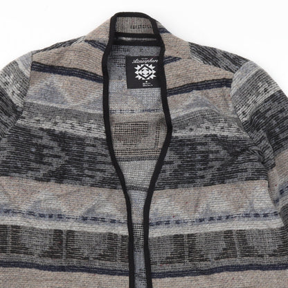 Primark Womens Black Argyle/Diamond  Jacket  Size 8