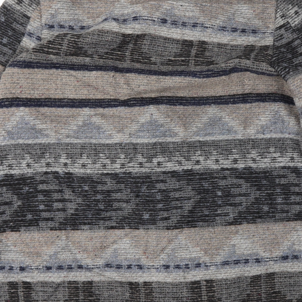 Primark Womens Black Argyle/Diamond  Jacket  Size 8