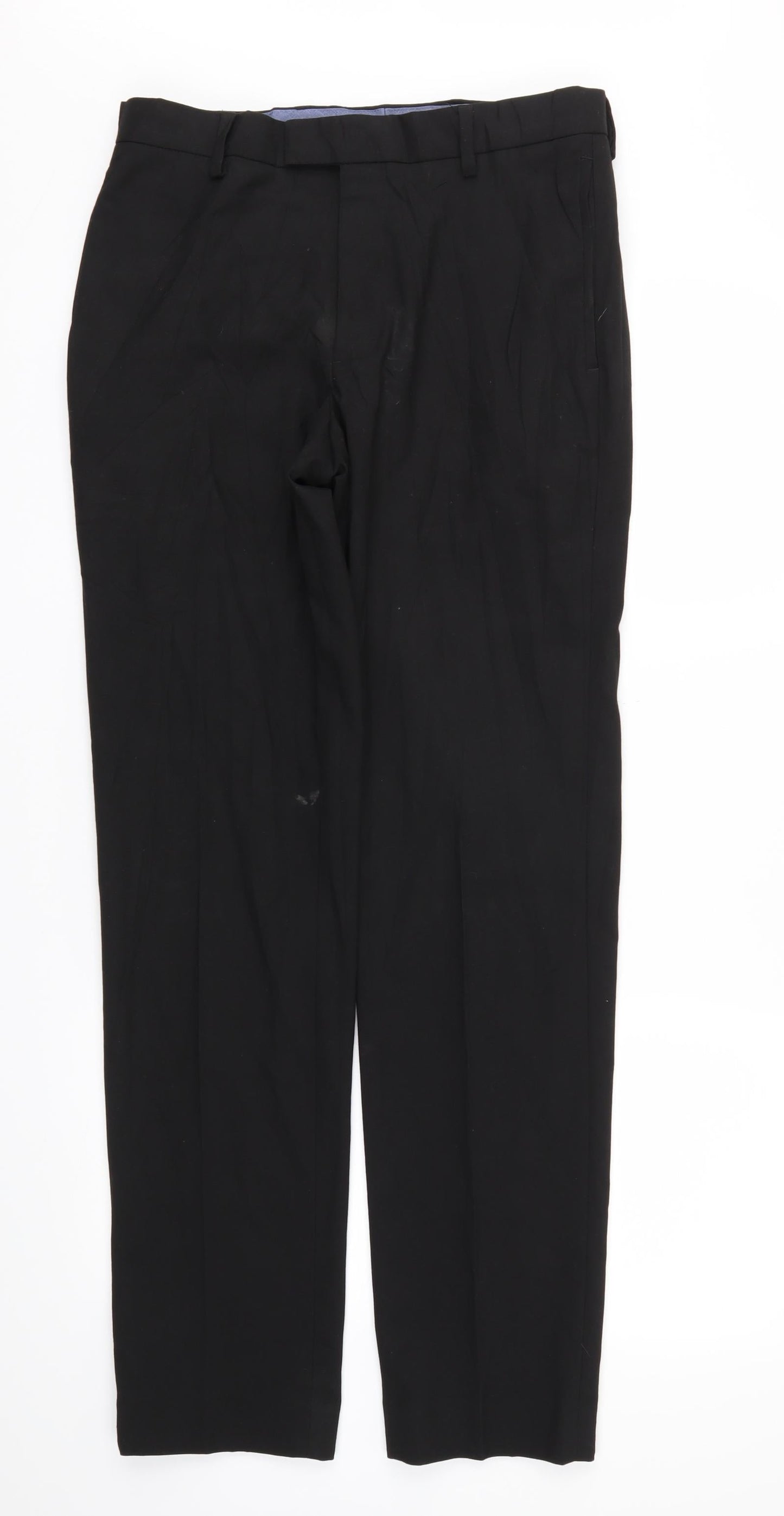 M&S Mens Black   Trousers  Size 30 L33 in
