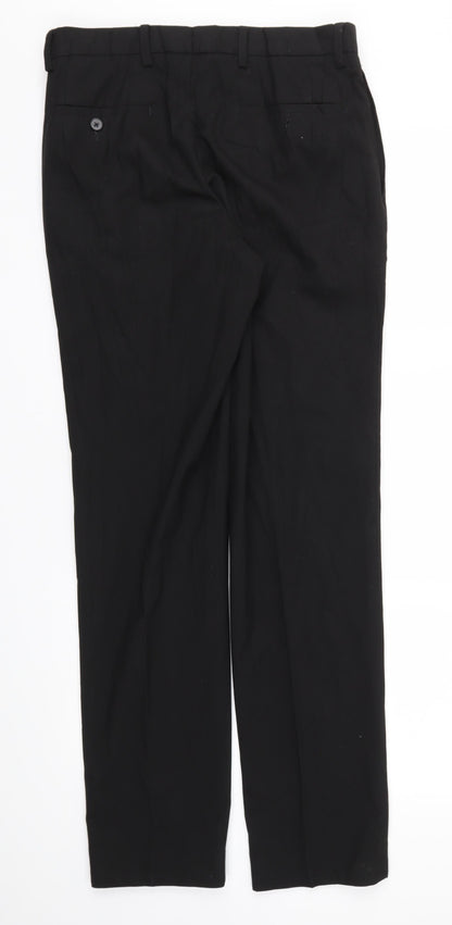 M&S Mens Black   Trousers  Size 30 L33 in