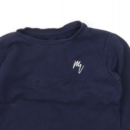 River Island Boys Blue   Pullover Sweatshirt Size 7-8 Years