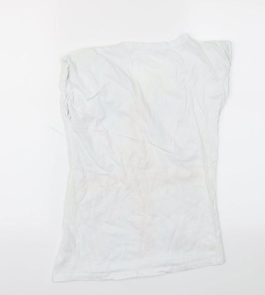 Primark Womens White   Basic Polo Size 8