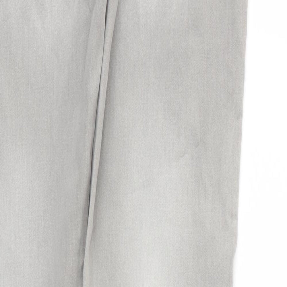 Womens UK Size 10 Waven Extra-Slim Fit Skinny Grey Jeans