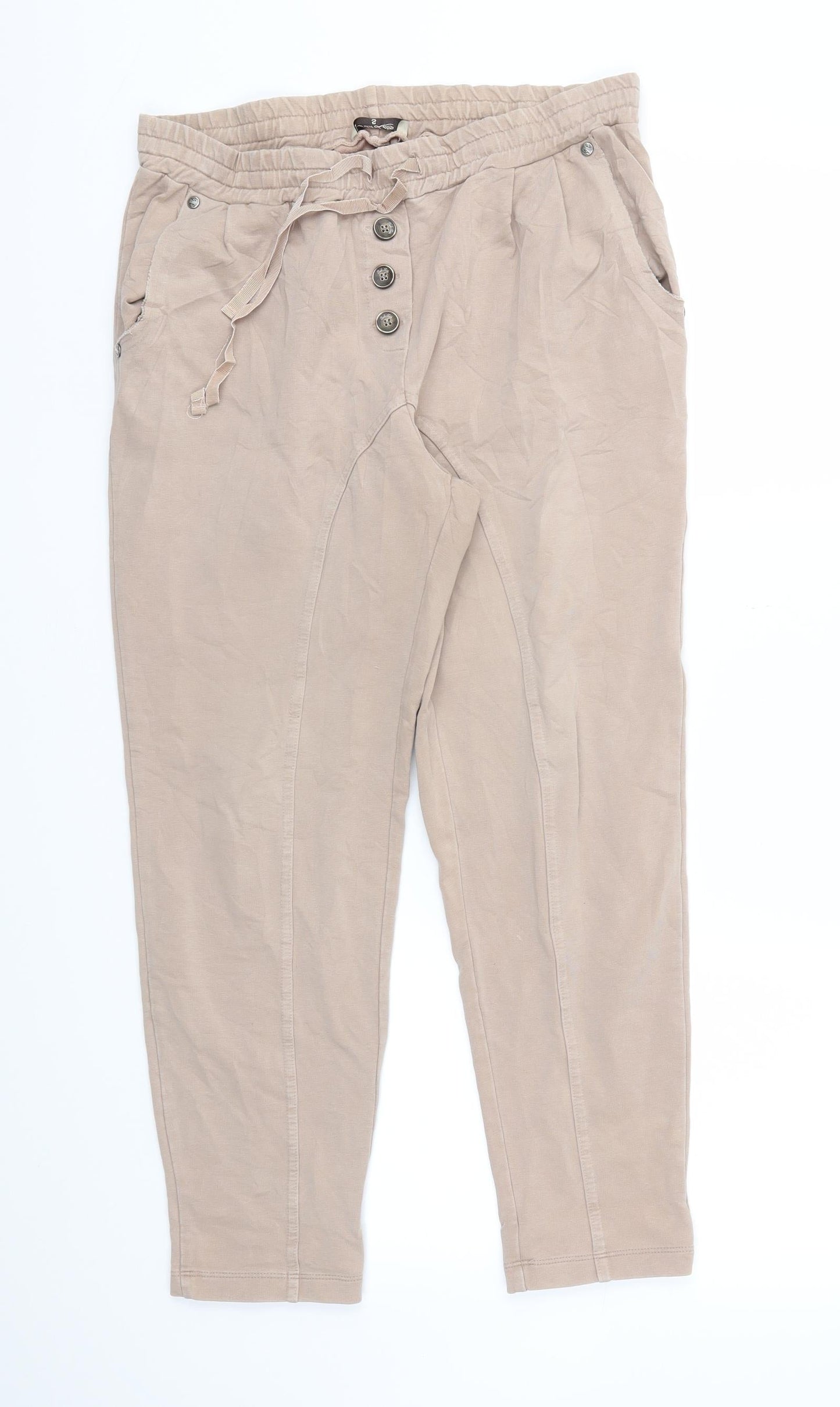 PALCO LITTLE  Womens Pink   Jogger Trousers Size S L25 in - Stretch waistband