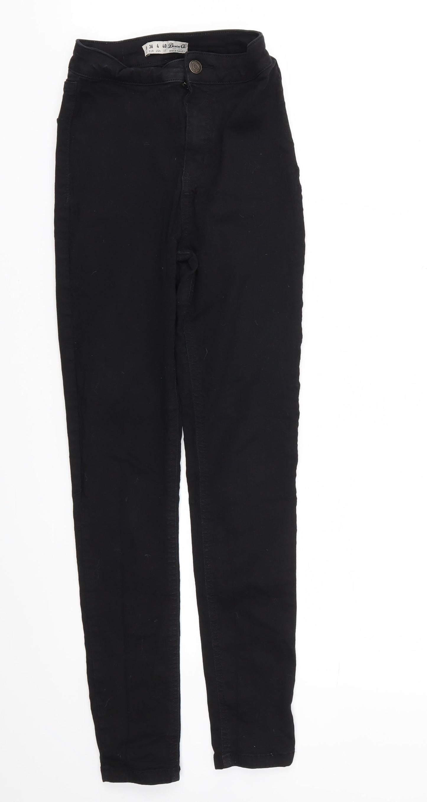 DENIM &CO  Womens Black   Skinny Jeans Size 8 L27 in