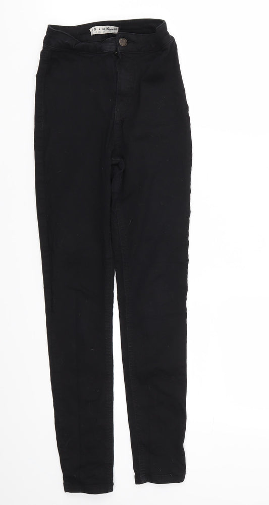 DENIM &CO  Womens Black   Skinny Jeans Size 8 L27 in
