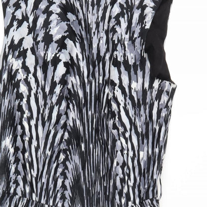 Dorothy Perkins Womens Black Argyle/Diamond  A-Line  Size 12