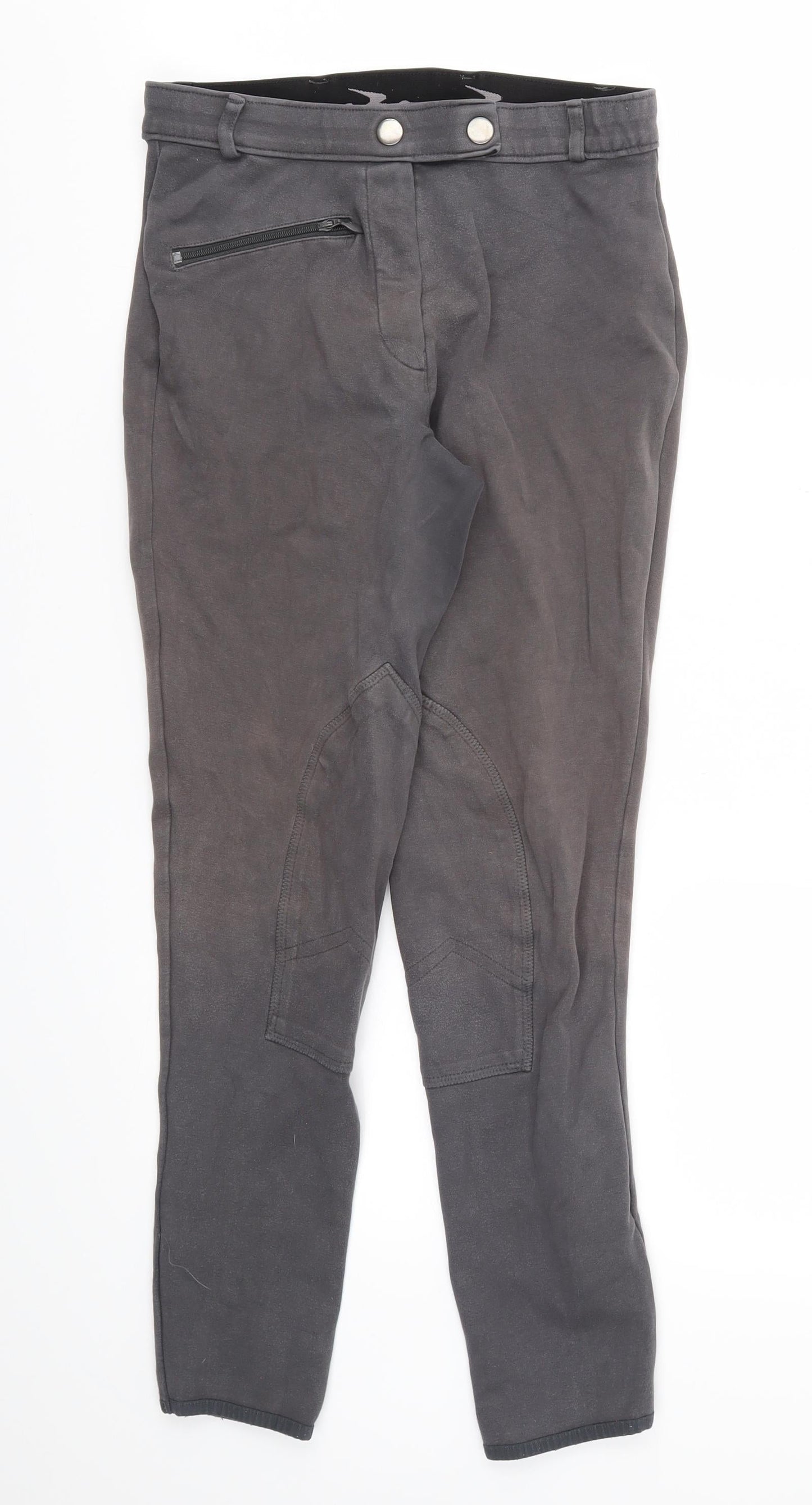 Womens UK Size 26 in Preworn Regular Fit  Grey Trousers