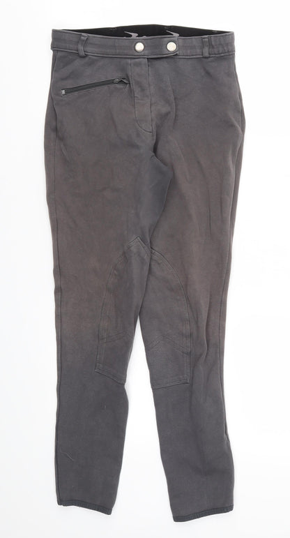Womens UK Size 26 in Preworn Regular Fit  Grey Trousers