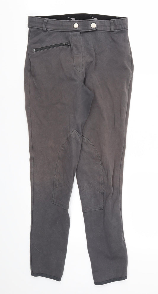 Womens UK Size 26 in Preworn Regular Fit  Grey Trousers
