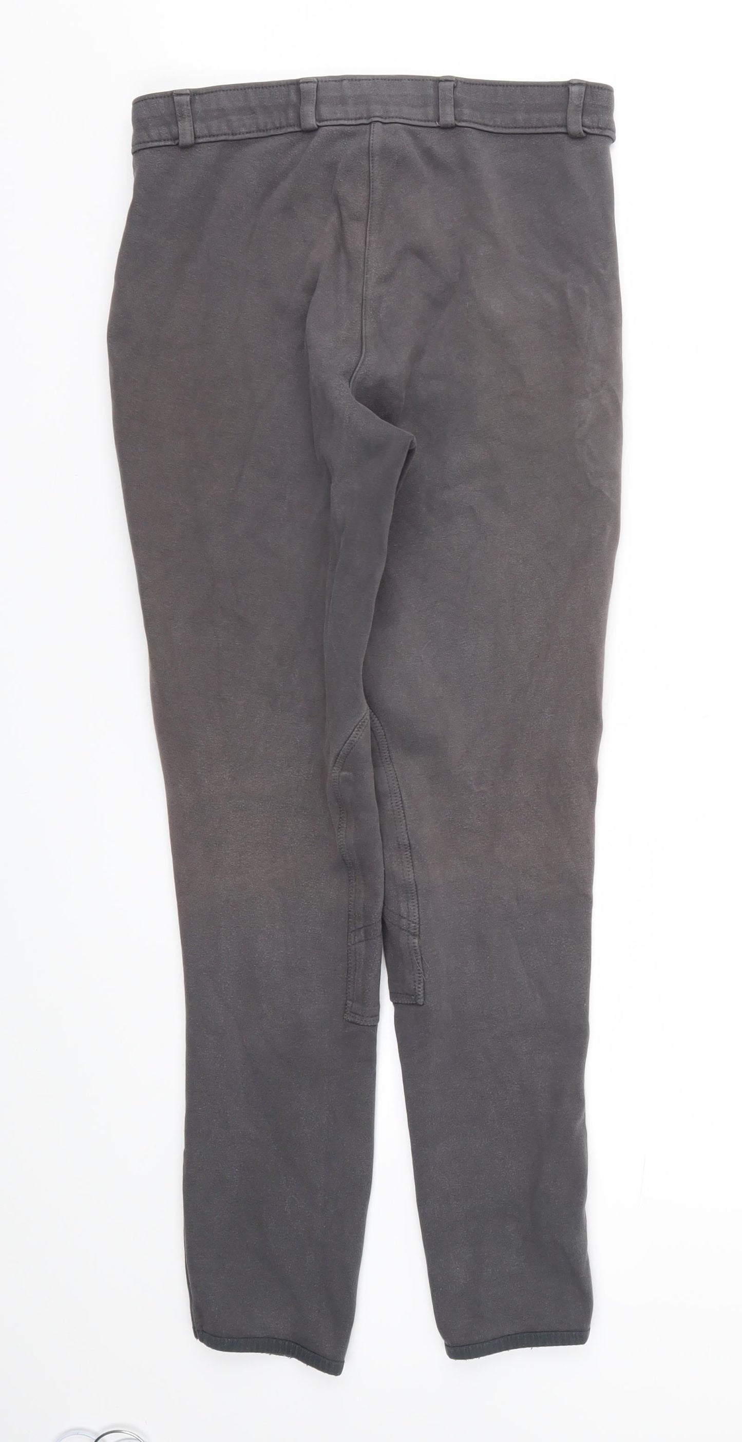 Womens UK Size 26 in Preworn Regular Fit  Grey Trousers