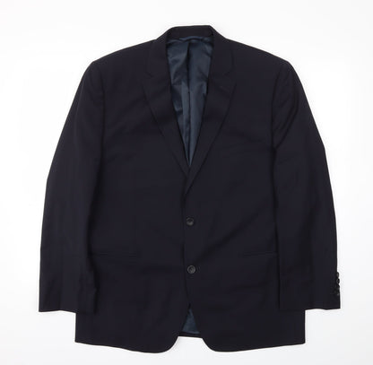 Mens UK Size 44 Preworn Regular Blue Suit Jacket